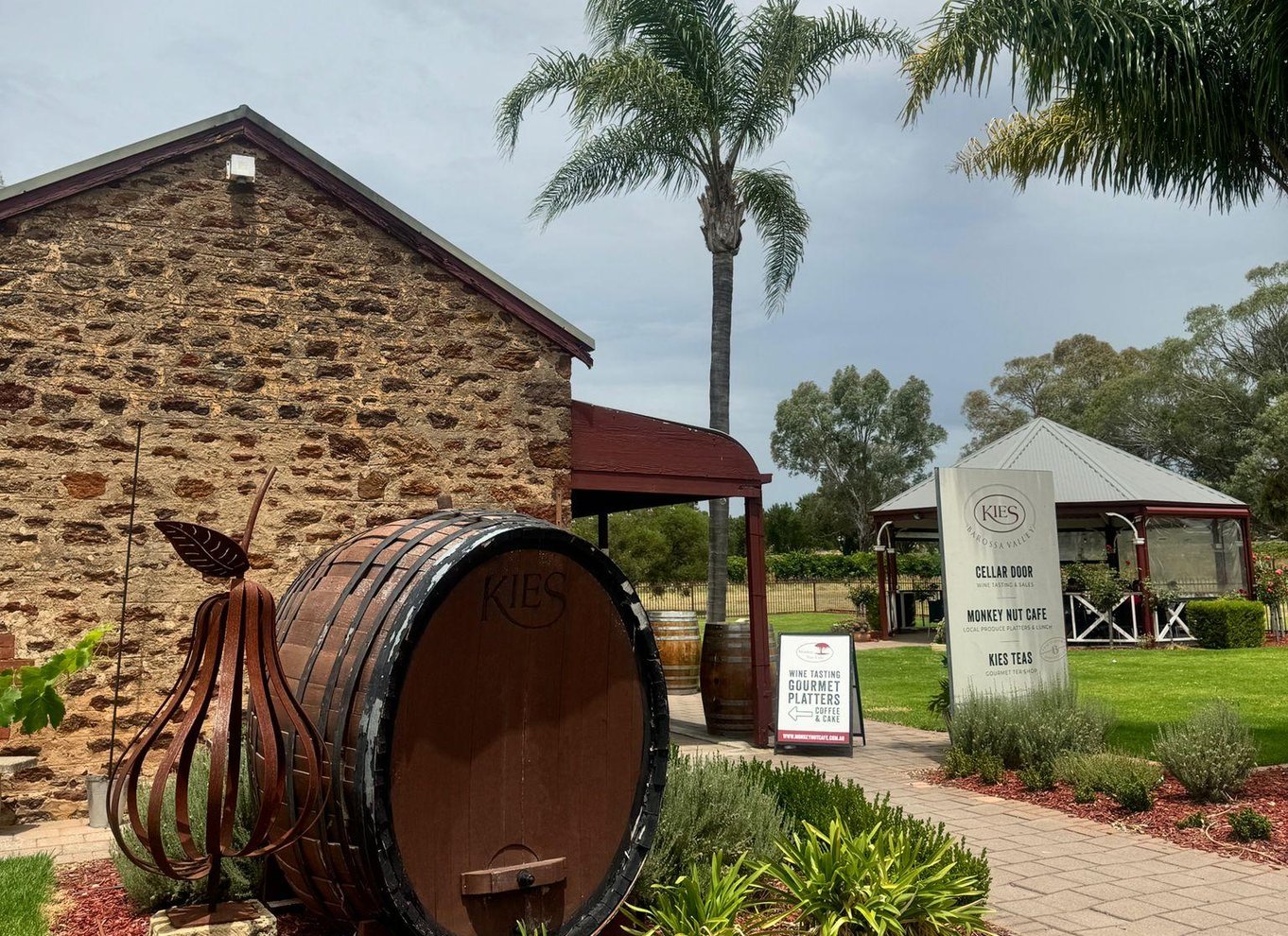 Fra Adelaide: Barossa Valley mad- og vintur