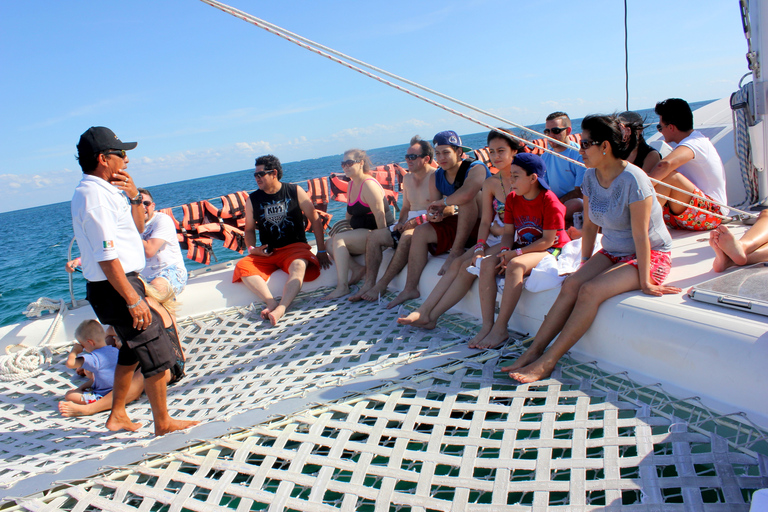 Catamaran à voile + Snorkeling à Puerto Morelos