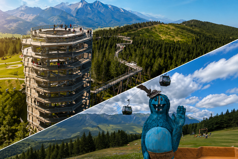 from Zakopane: Treetop Walk and Štrbské Pleso Trip