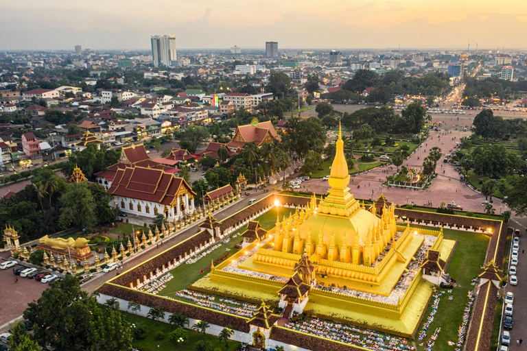 Halve dag de charmes van Vientiane verkennen en ophaalservice vanaf je hotel