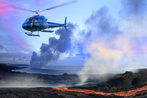 Depuis Oahu : Aventure en hélicoptère sur le volcan de Big IslandD'Oahu: aventure en hélicoptère sur le volcan Big Island
