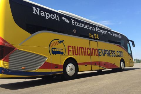 Fra Napoli: Buss Transfer til Roma Fiumicino Airport