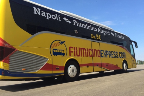 Desde Nápoles: Transporte en autobús hasta el aeropuerto de Fiumicino