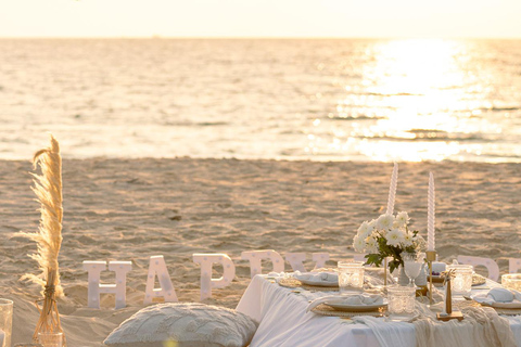 Romantic Sunset Picnic on Phuket Beach