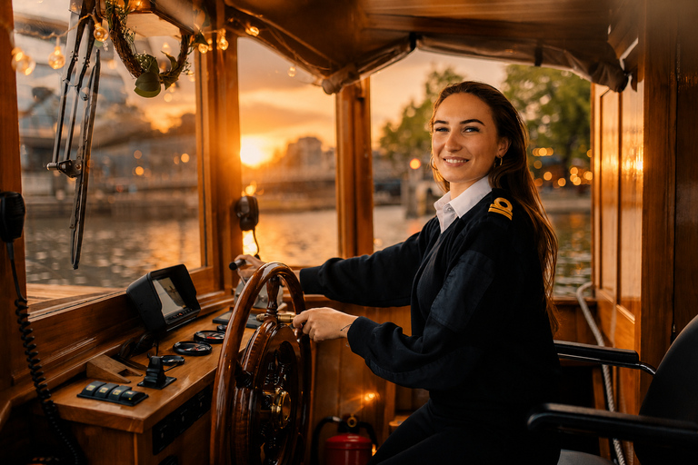 Amsterdam: Evening. (Sunset) Canal Cruise with Bar on Board Central Station Meeting Point without Drinks