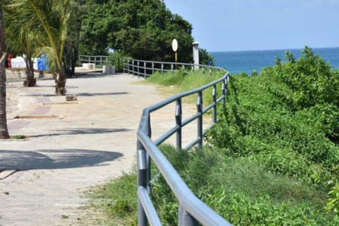 Mombasa Stadtführung; schwimmende Brücke, Stoßzähne, Fort Jesus