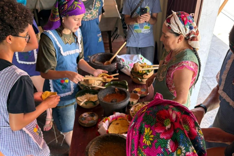 Oaxaca: Ancestral cooking class with copal incense, mole, chocolate, and more. Oaxaca: Ancestral Cooking Class with Copal, Mole, Chocolate, and More