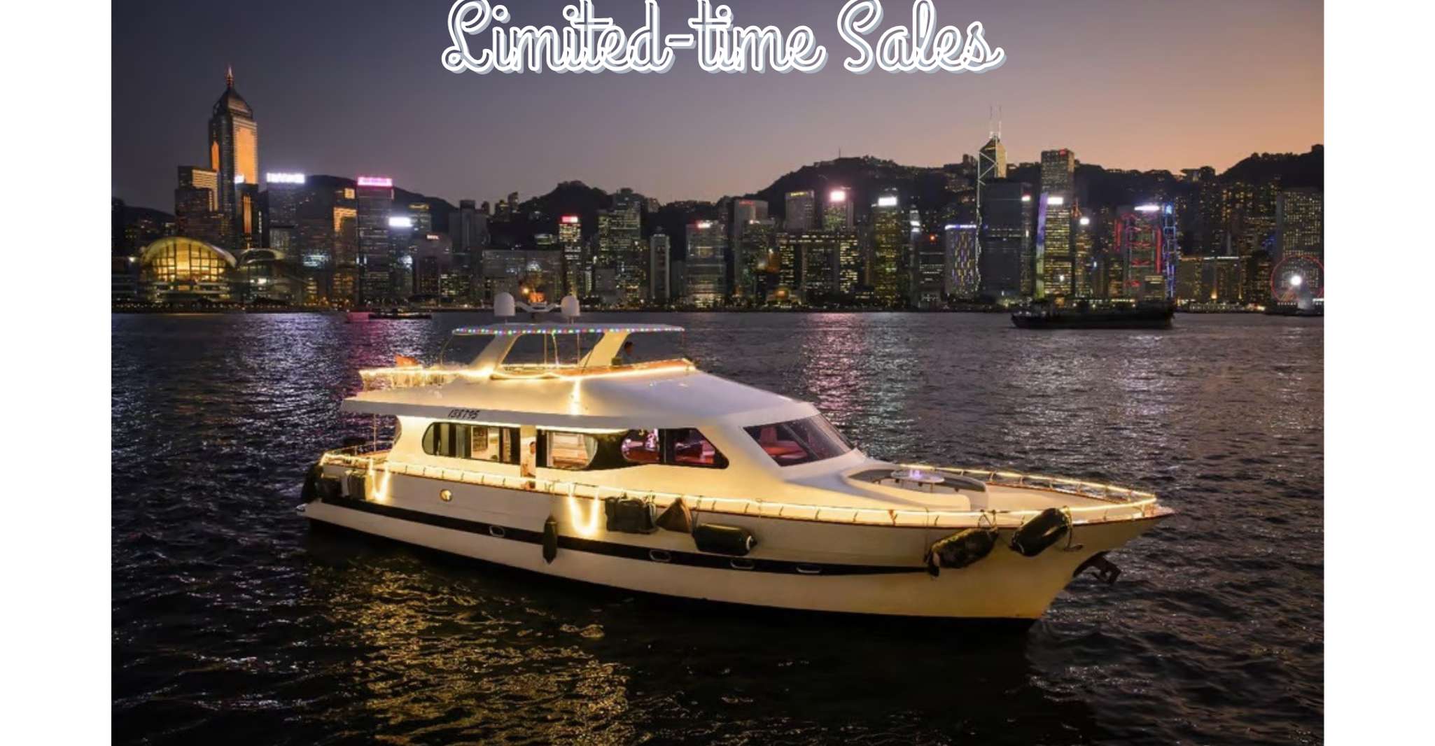 Hong Kong: Victoria Harbour Evening Cruise with Drinks