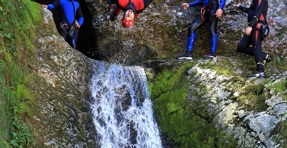 Der Bleder See: Bohinjer Tal Canyoning Tour mit Fotos