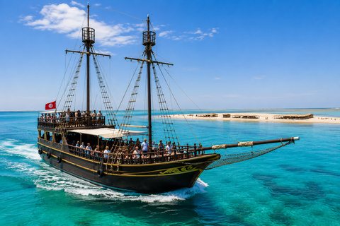 From Djerba: Cruise tour to Flamingo Island