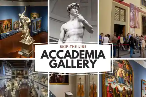 L'après-midi, accès à la galerie Accademia : David et Stradivarius