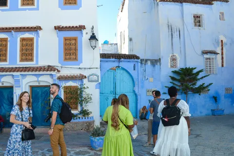 Din Rabat: Excursie de o zi în Orașul Albastru din Chefchaouen