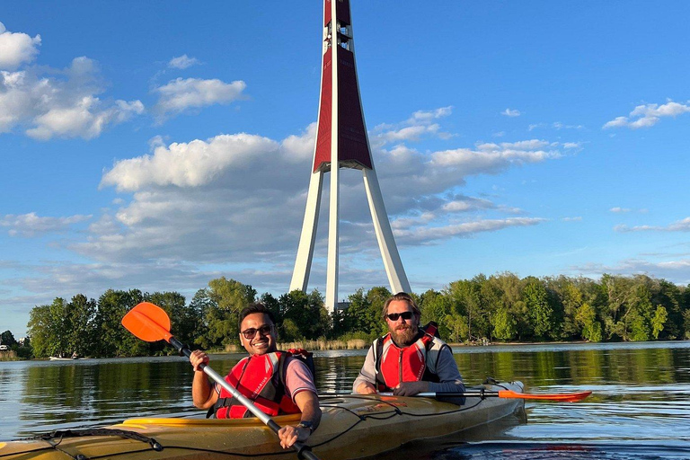 Riga: Kayaking Adventure, Self-Guided Tours w/ Digital Map Riga: Kayaking Adventure, Self-Guided Tour w/ Digital Map
