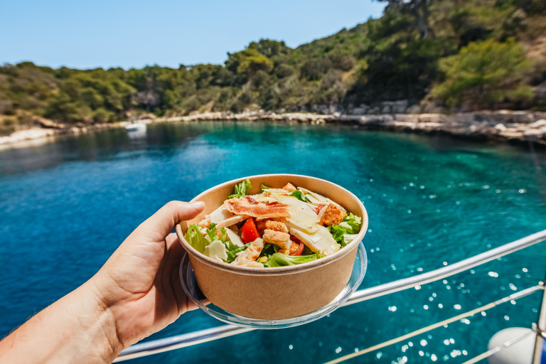 Split: hele dag per catamaran naar Hvar en Pakleni-eilanden