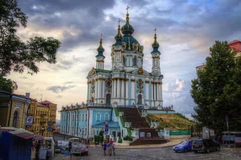 kiev 3 uur durende andrew descent podil district tour