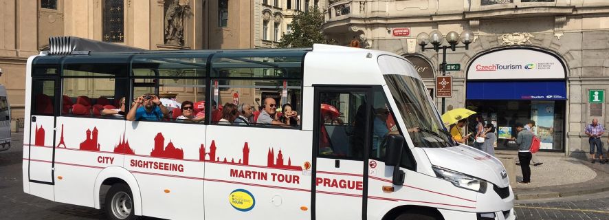 Cidade de Praga: Excursão de orientação de 1 hora de ônibus