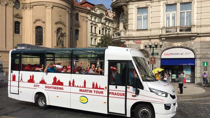 prague city 1hour orientation tour by bus