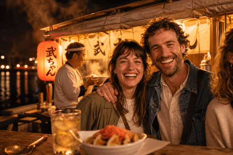 Fukuoka: Yatai Night Food Tour with Local Guide
