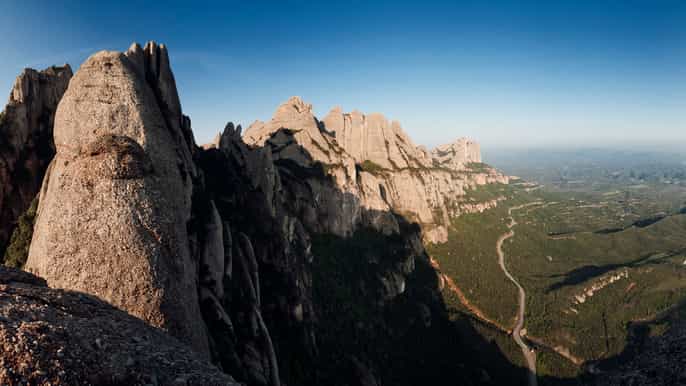 from barcelona montserrat small group guided hike