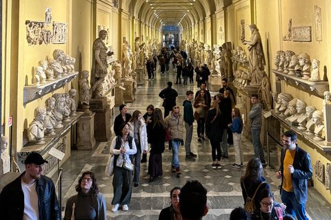 Vatikanstaten: Rundtur i museet och Sixtinska kapellet