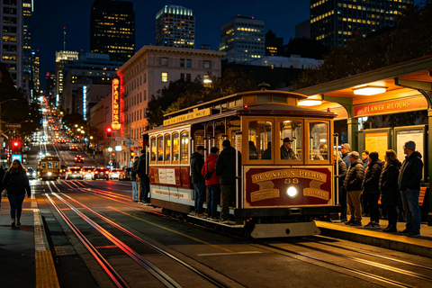 San Francisco Cable Car Night: Hills, Lights & City Stories