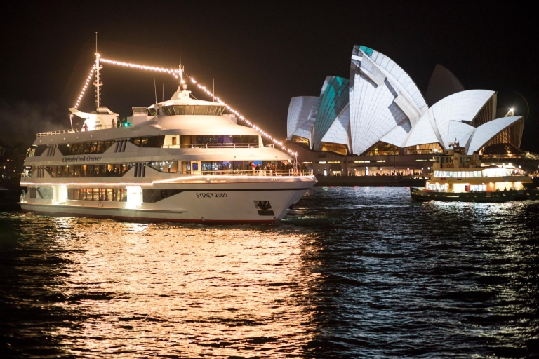 Sydney: Dinner-Bootsfahrt im Hafen mit 3- oder 6-Gänge-Menü6-Gänge-Degustationsmenü mit Wein und Live-Musik