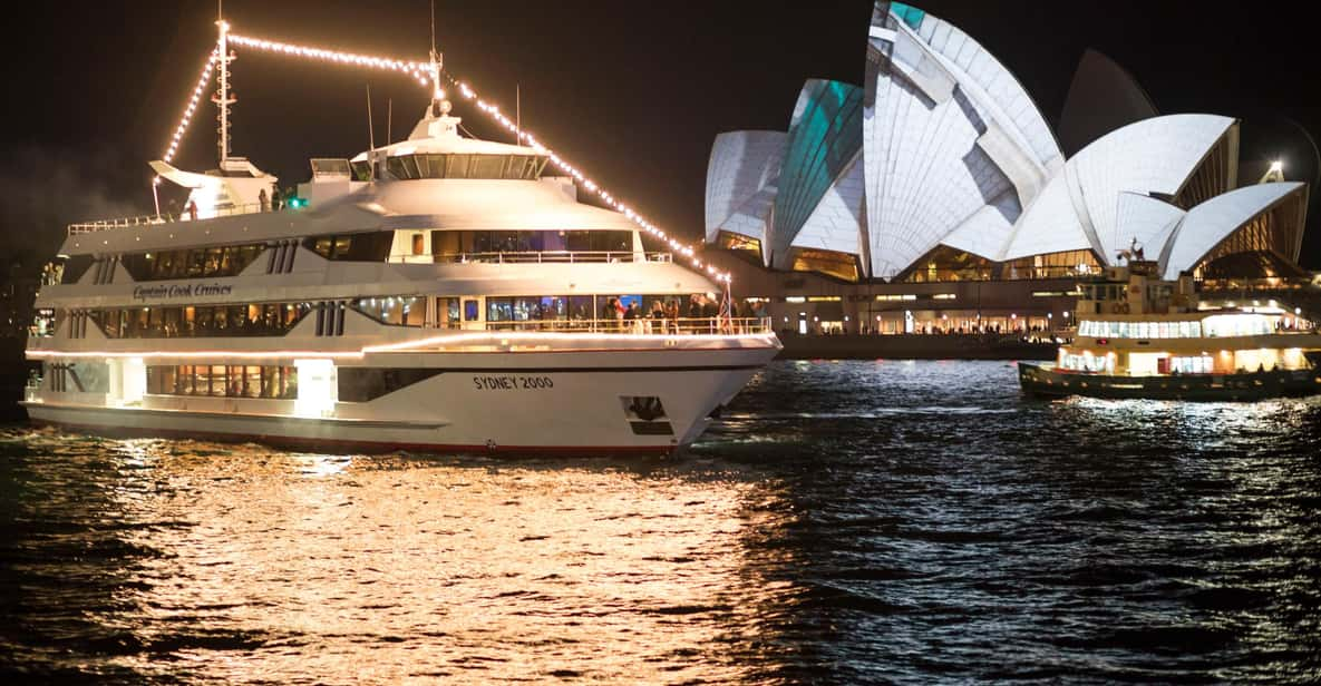 sydney harbour dinner cruise menu