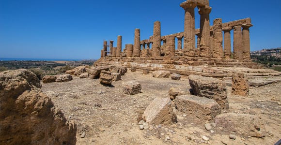 From Palermo: Monumental Agrigento - Temples and Turkish Steps with Booklet