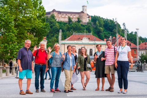 3,5-godzinna wycieczka kulinarna i winna po Lublanie