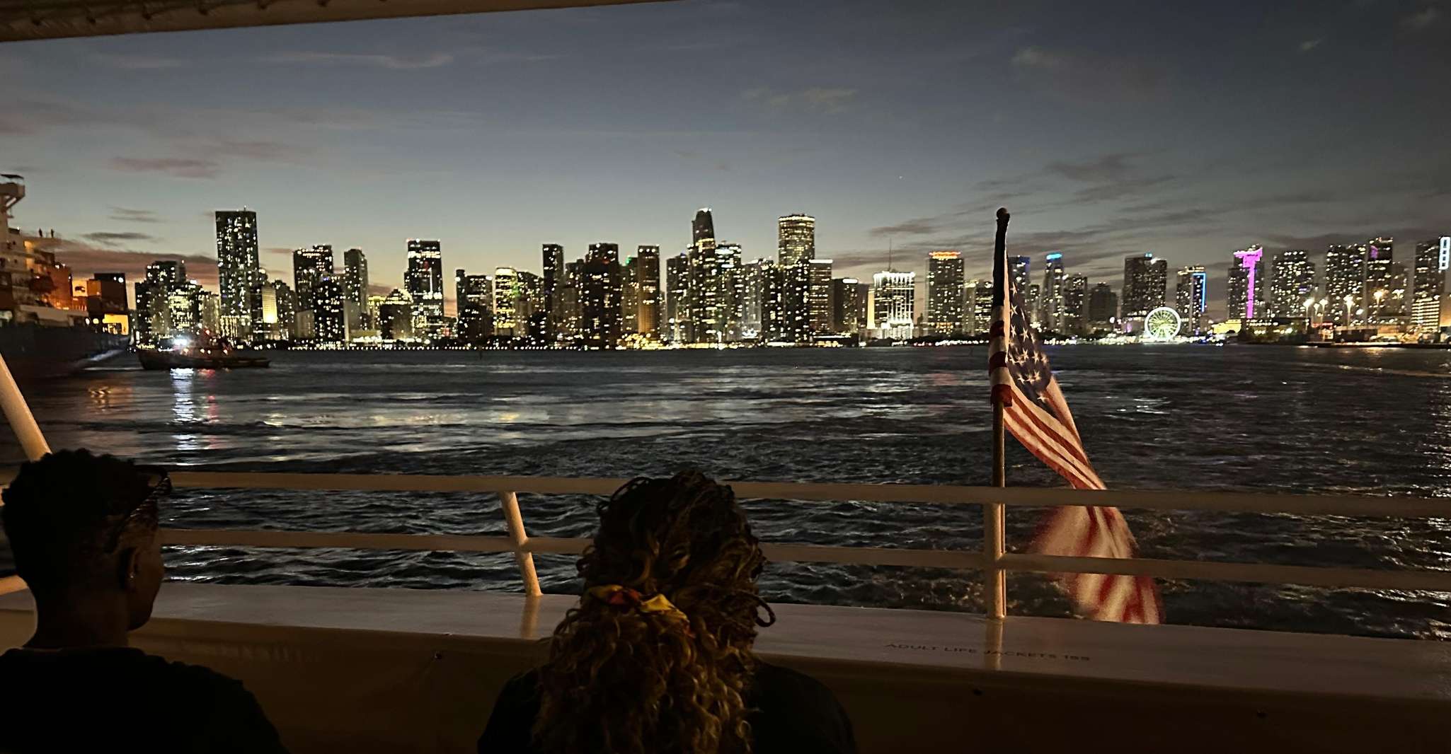 Miami Evening Boat Past Millionaire Homes on Water Taxi photo 16