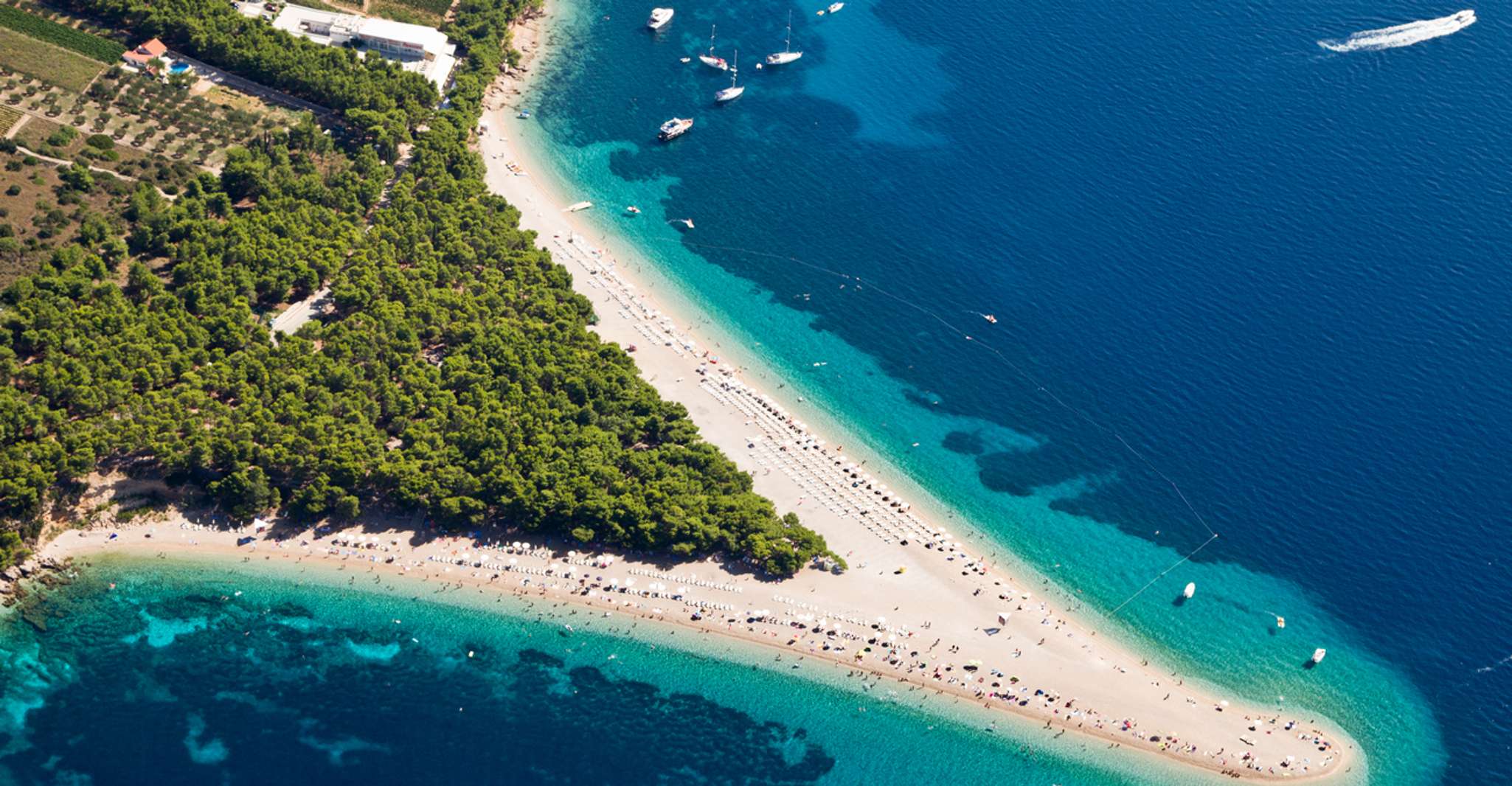 Makarska, Golden Horn Beach, Bol Stadt und abgeschiedene Buchten Ausflug - Hizvo