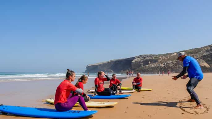 algarve 2.5hour surfing lesson