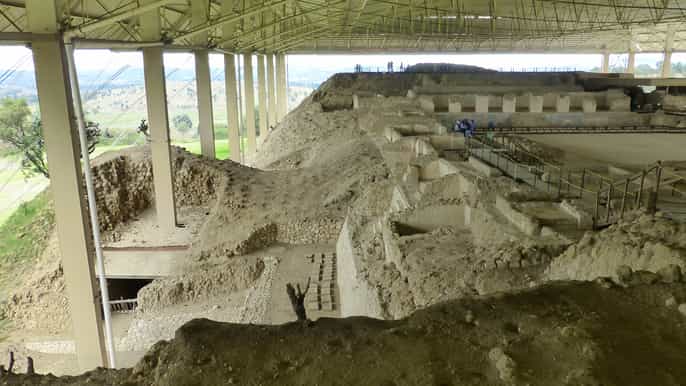 puebla ville tlaxclala et cacaxtla couleurs