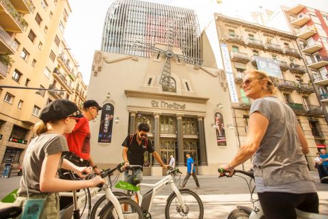 Barcelona: Bootsfahrt, Seilbahnticket & E-Bike Tour