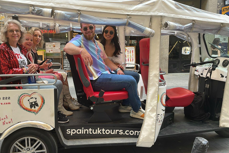 Madrid: Tour privado de la ciudad en Tuk TukMadrid: Tours Privados en Tuk Tuk - 2h