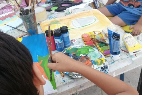 Djerbahood with the family: Street Art Walk & Painting Workshop for kids Djerbahood with the Family: Street Art Walk & Kids' Painting Workshop