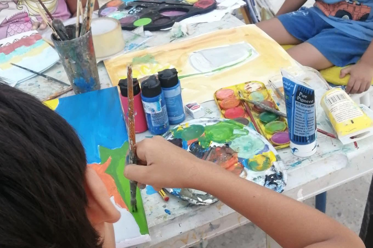 Djerbahood with the family: Street Art Walk & Painting Workshop for kids Djerbahood with the Family: Street Art Walk & Kids' Painting Workshop