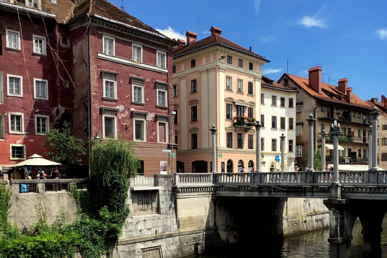 Ljubljana y su castillo de la ciudadTour en ingles
