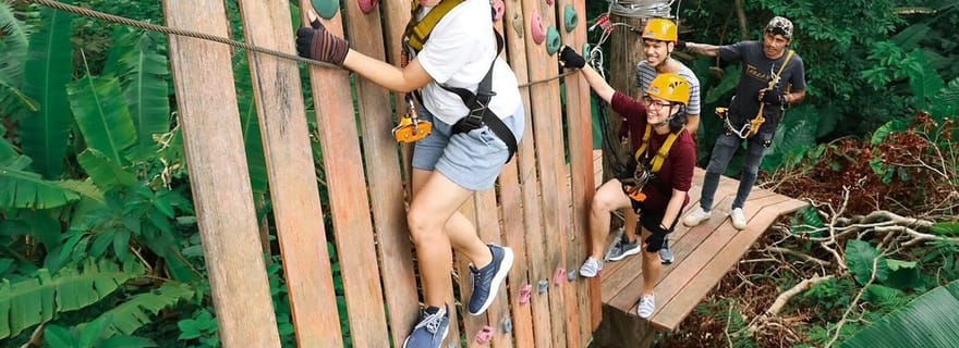 Phuket : Billets pour les parcs de tyroliennes et d'aventures aériennes