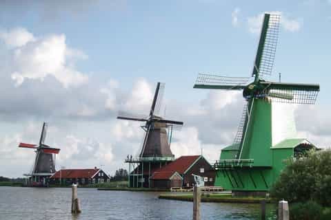 Amsterdam: 3-timmars Zanse Schaans Windmills Tour w / Guide