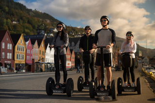 Visites en segway à Bergen (Norvège)