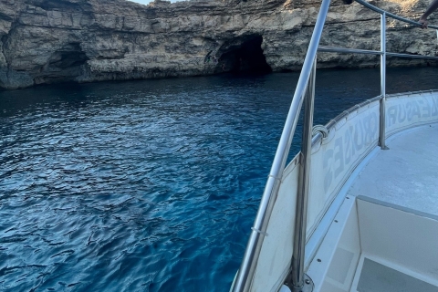 Malta: Alquiler de barcos privados a la Laguna Azul, Comino y Gozo