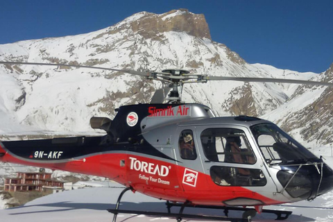 Excursion en hélicoptère au Mont Everest avec atterrissage