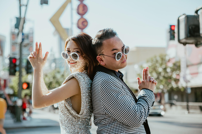 Las Vegas : séance photo dans une chapelle de mariage90 minutes + 45 photos à 2 endroits