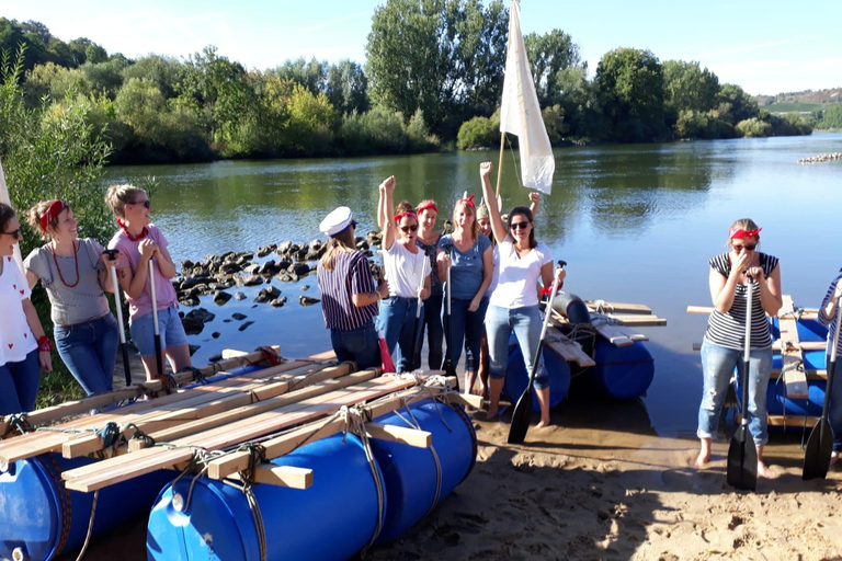 Sommerhausen near Würzburg: Exclusive group raft building