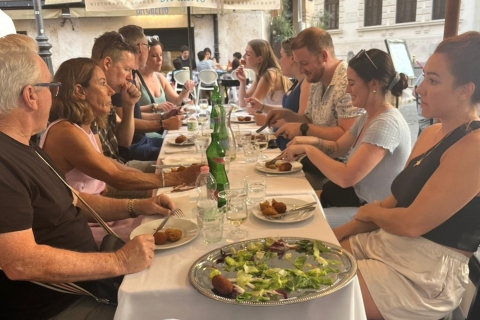 Rome : visite gastronomique de 3,5 h à pied des quartiersVisite privée en anglais