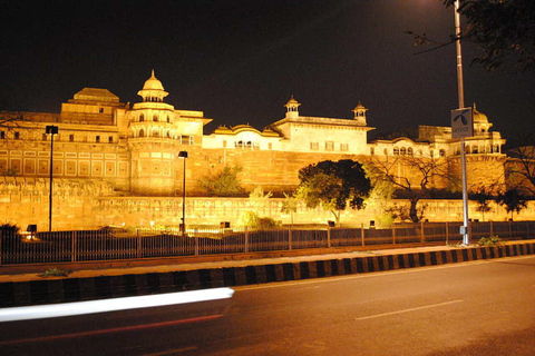 Delhi: Avond sightseeingtour door de oude stad Delhi met gids