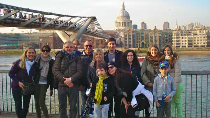 tour in italian dalla torre a st.paul con tate modern