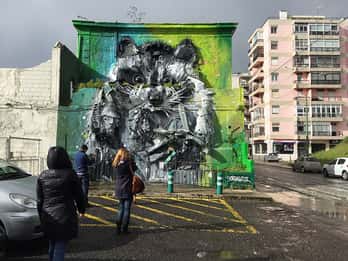 Lisbona: Tour dell'arte di strada