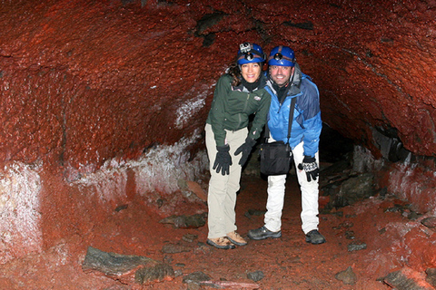 Leidarendi Cave: Lava Tunnel Caving från Reykjavik